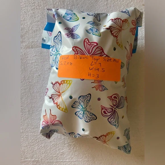 Women’s Red Bikini Top Size 14W - Picture 4 of 4